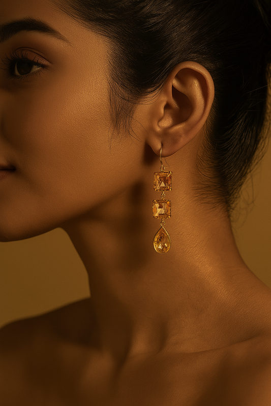 NOOR AMBER EARRING