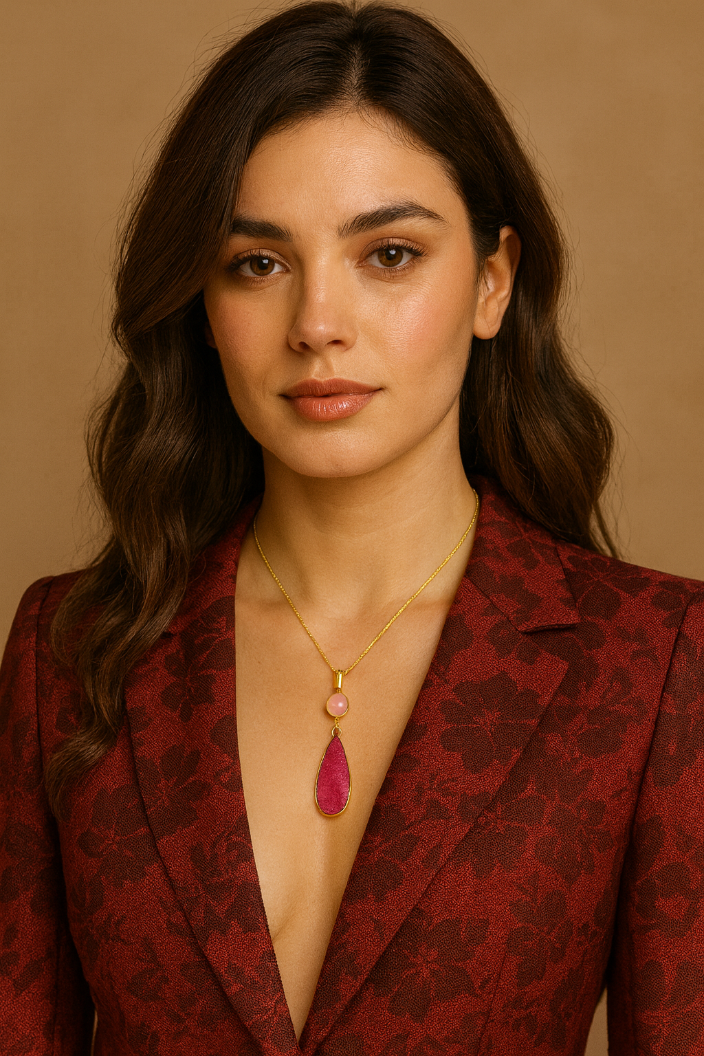 GULNAZ DROP NECKLACE