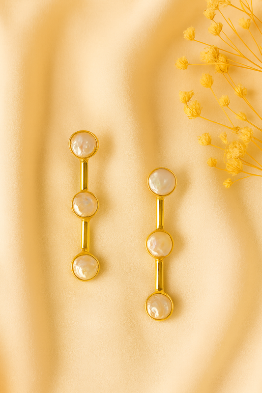 NOOR PEARL DROP EARRING