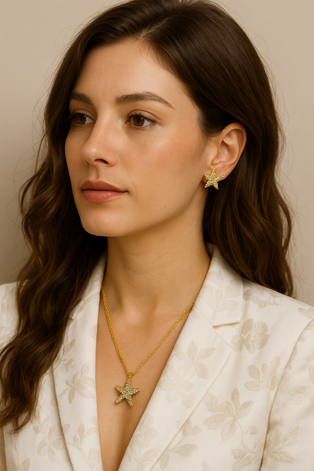 LUNA STARFISH EARRING