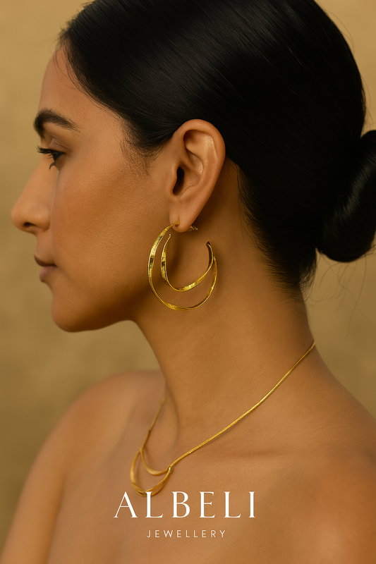 LEHER EARRING